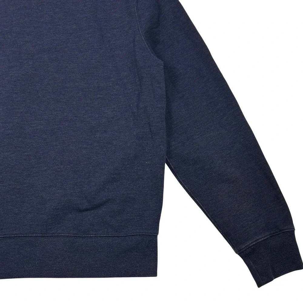 J.Crew‎ Hoodie Mens XL Navy Blue  Authentic Fleece Sweatshirt Full Zip Front